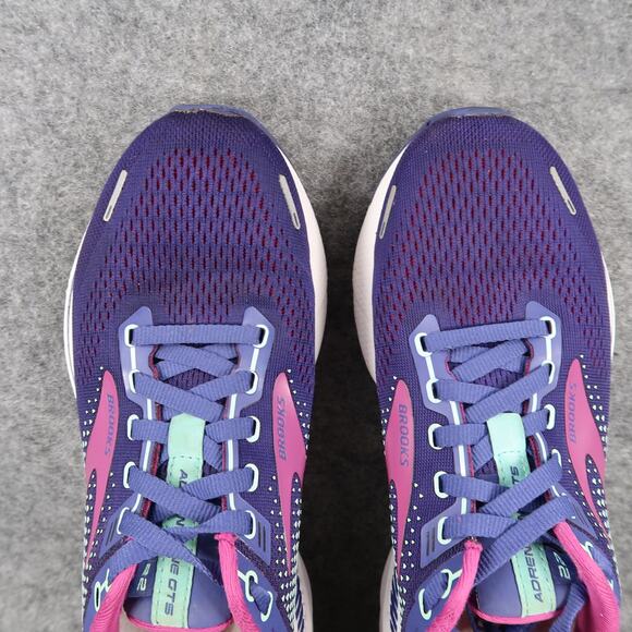 Brooks Shoes Womens 7 Athletic Trainer Adrenaline GTS 22 Running Sneaker Purple - Picture 7 of 11